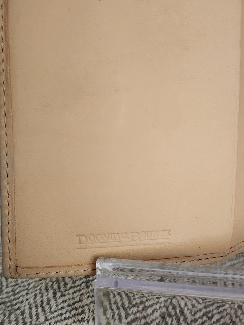 Y2K Dooney & Bourke Retro Scribble checkbook wallet Clutch With Rainbow Zipper! - Picture 9 of 10